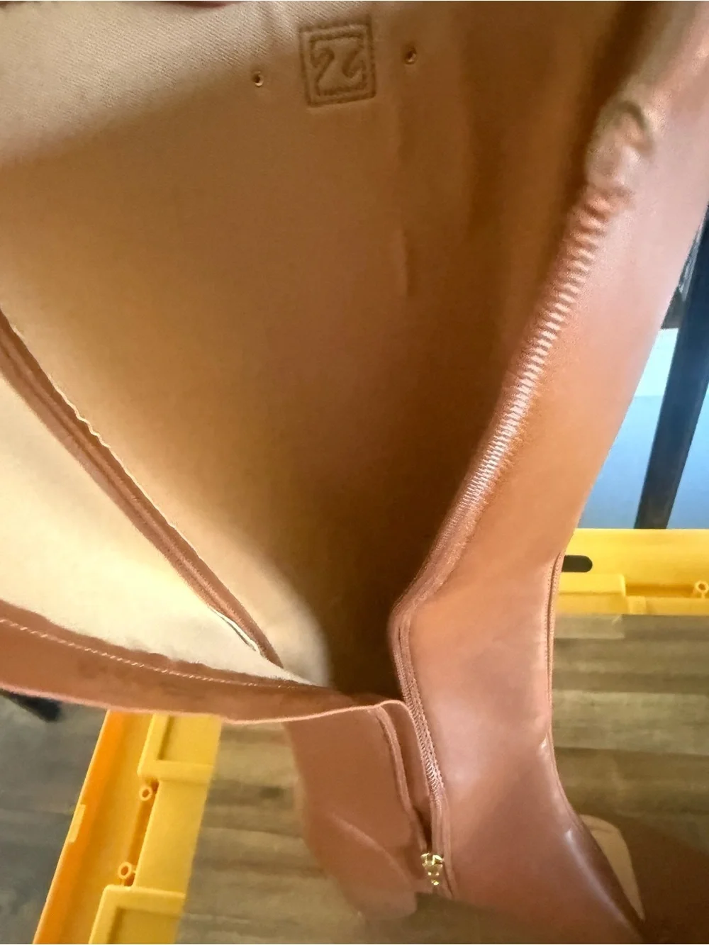 Over-the-Knee Brown Thong Booties — Women’s Tall Fashion Boots